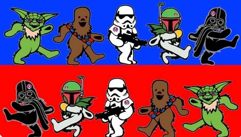 Dancing Star Wars Characters
